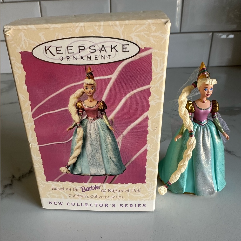 Hallmark 1997 Spring Rapunzel Barbie Ornament
